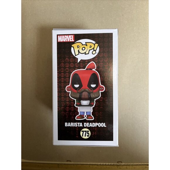 Funko Pop! Vinyl: Marvel - Barista Deadpool #775 Nerdy 30 Years - Picture 4 of 6
